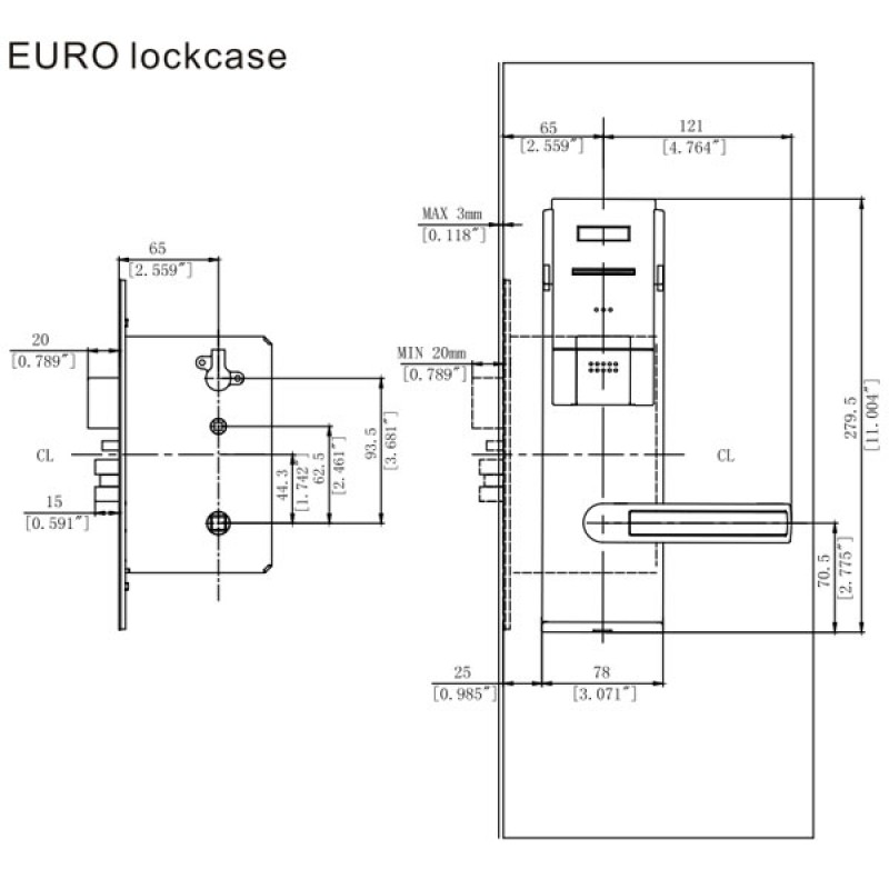 ELECTRONIC HOTEL CARD LOCK - GUARDIAN RFID