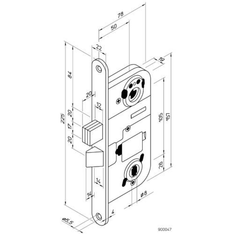 საკეტი ABLOY  LC200